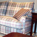 Duresta Lansdowne In New Blue Plaid Fabrics.